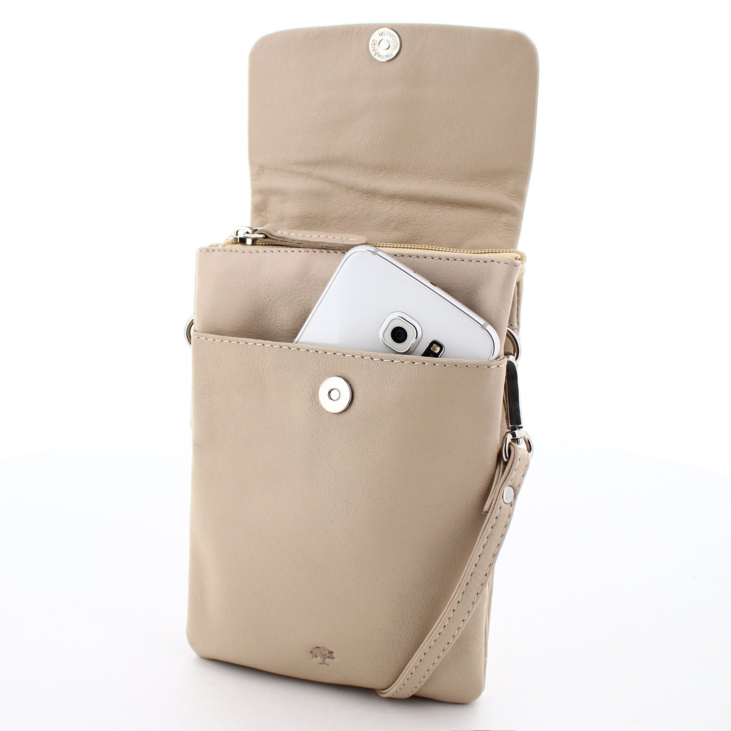 Handytasche AJ12 aus Leder von PRATO