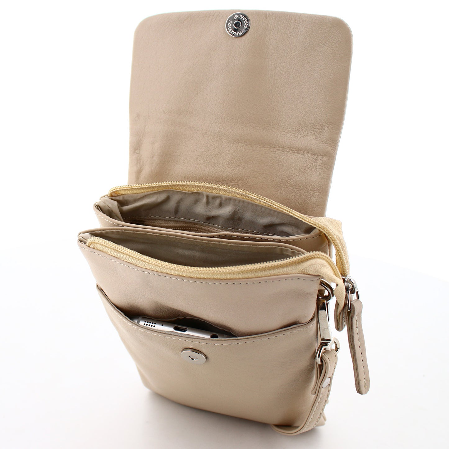 Handytasche AJ12 aus Leder von PRATO