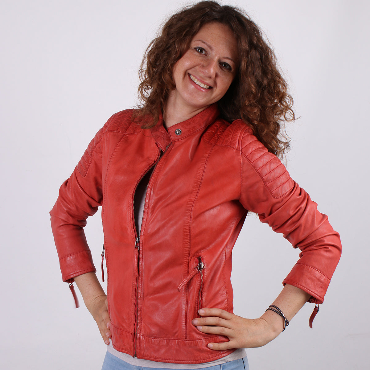 Lederjacke ALESIA für Damen von MiaLu