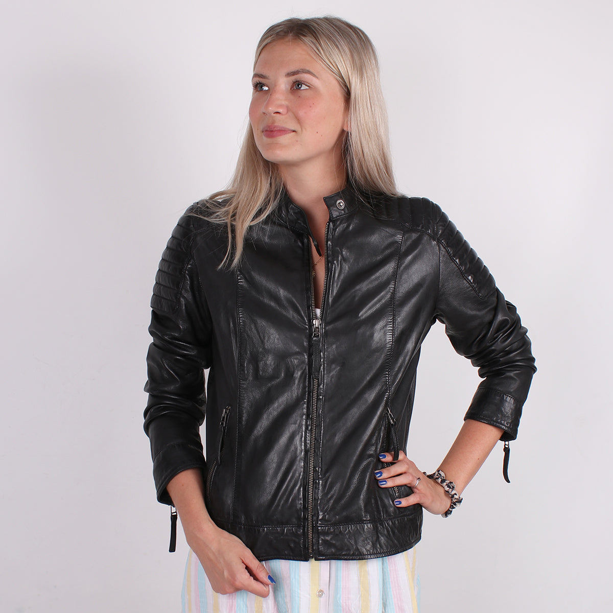 Lederjacke ALESIA für Damen von MiaLu