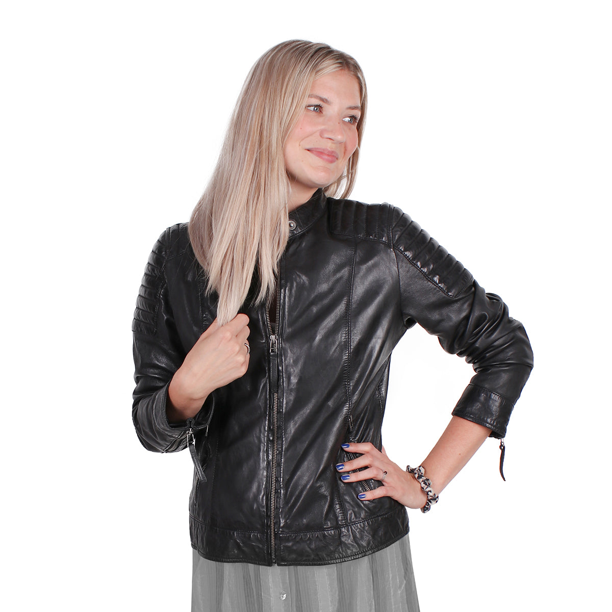 Lederjacke ALESIA für Damen von MiaLu